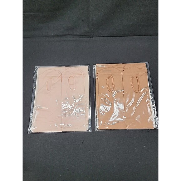 Womens Capezio Transition Tights Lot Of 2 Light Pink And Carmel S/M NWT - Picture 5 of 5